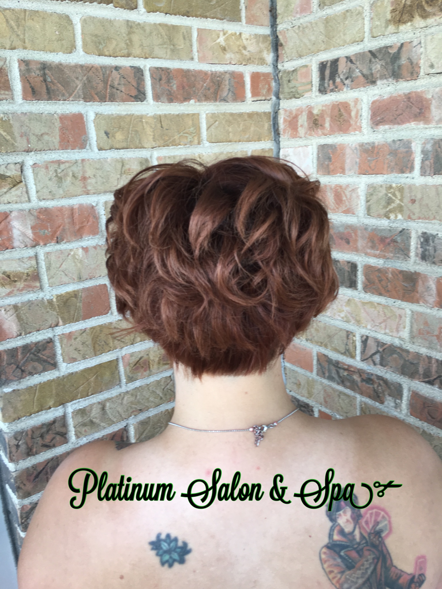 Short Brown Curly Hair Style